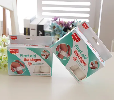 OEM First Aid Bandages Flexible Rolled Gauze Dressing for Minor Wound Care, Soft Padding and Instant Absorption