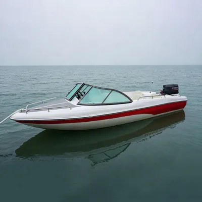 Manufacturer Best Selling 15.4 Feet/4.7m 6 Person Speed Boat Made of Fiberglass for Sale
