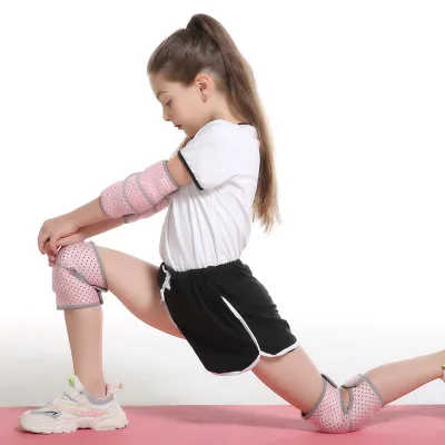 Aolikes C-0242 Sports Sponge Elbow Pads Thickened Elbow Brace Kids Knee Support Children Knee Guards