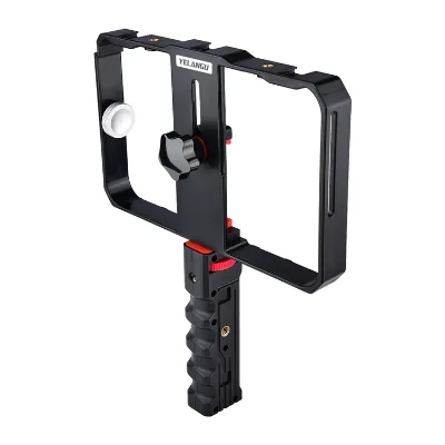 Phone Stabilizer Smartphone Handheld Cage Rabbit Cage Live Shooting Universal for 6.6 Inch Mobile Phone Video Interview Maker