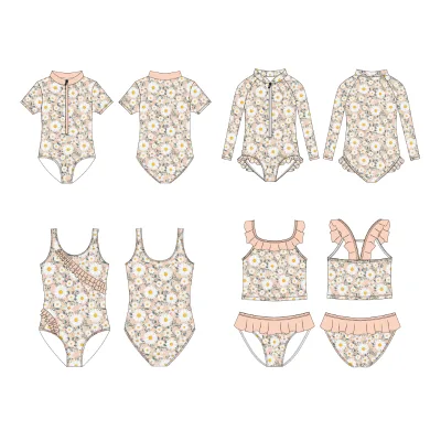 AD Custom Design Woman Swimwear Triangle Bikini Trending Swim Wear Baby Girl Swim Wear 2024