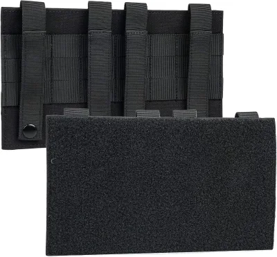 Hook and Loop Tactical Molle Patches Board Molle Attachment for Backpack Vest DIY Badge
