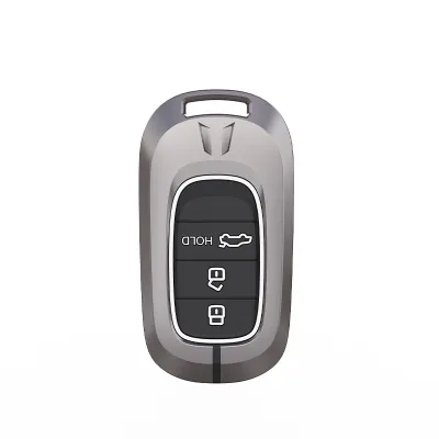 Zinc Alloy Silicone 4 Button 5 Button Interior Car Accessories for Jeep Compass 2021 Car Key Case