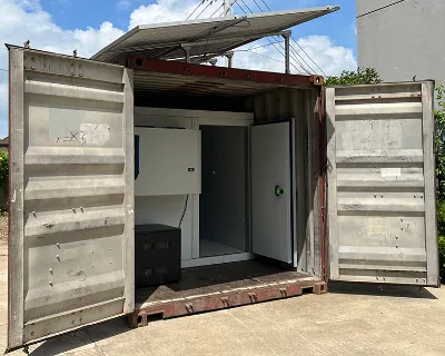 20ft Mobile Container Best Solar Power Cold Storage Room for Fish Meat Vegetable Ice Store