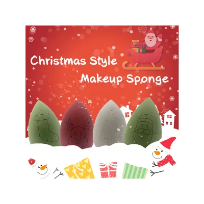 Festival Gift Non-Latex Makeup Sponge for Liquid Foundation and Concealer Seamless Blending  Makeup Puff