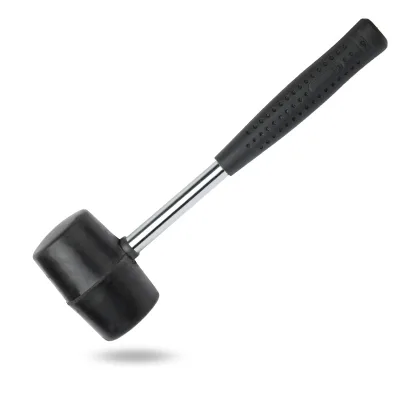 Essential Multifunctional Mountain Bike Repair Tools Round Head Non-Elastic Rubber Hammer with Glue Mounting Accessories