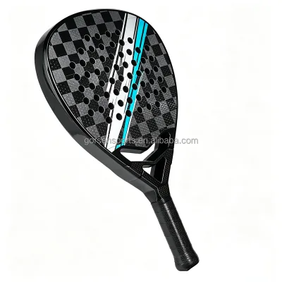 Premium Carbon Padel Racket High Density EVA Core Power Precision for Advanced Players