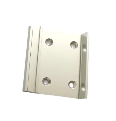 AL6063-T5 Aluminum Card Track CNC Machined Extruded Aluminum Profiles Heat Sink