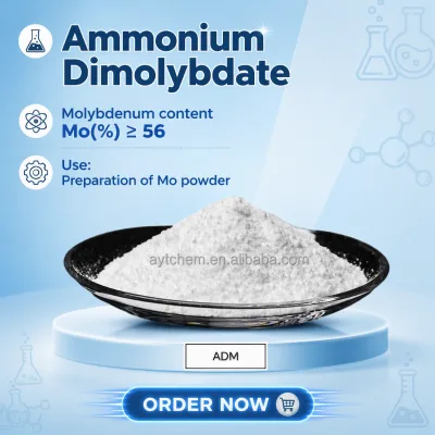 99.5% Ammonium Dimolybdate ADM CAS 27546-07-2 Premium Molybdenum Powder Precursor ISO REACH Factory