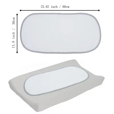 Portable Washable Soft Absorbent Bamboo Terry Towel Flannel Baby Changing Pad Liner Waterproof Diaper Changing Table Mat Liners
