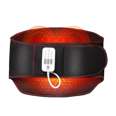Hot Selling 2025 Lumbar Health Care Product Electric Waist Massage Belt with Air Pressure Lower Back Heating Pain Relief Machine