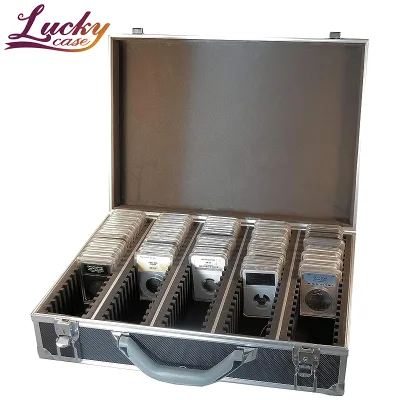 Professional Aluminum Coin Storage case Aluminum Carrying case for Coin Aluminum Coin case