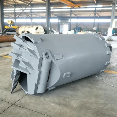 Full Size Range Earth Auger 600 1000 1500 2000 3000mm for Rotary Rigs Excavators Drilling Bucket with Soil Teeth