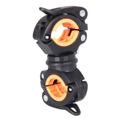 Bicycle Light Bracket Bike Lamp Holder LED Torch Headlight Pump Stand Quick Release Mount 360 Degree Rotatable Bike Accessories