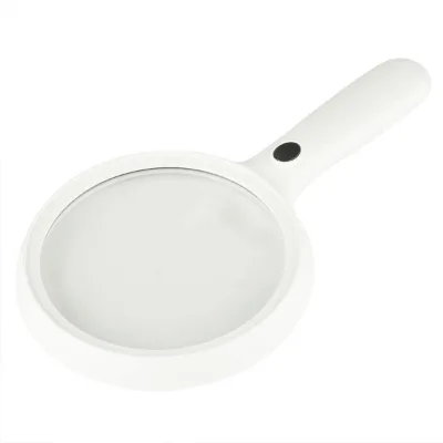 Big Magnifying Glass 6 Inch Low Vision Magnifying Glasses with 14 LED Lights for Reading