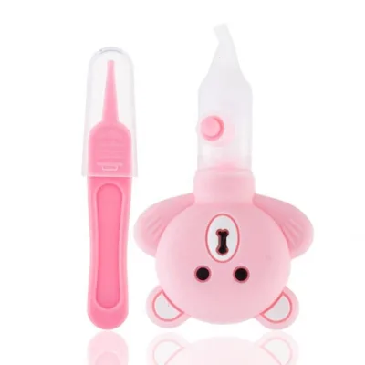 New Arrivals Baby Manual Nasal Aspirator Food Grade Silicone Baby Cleaning Snot Products Manual Baby Nasal Aspirator With Clip
