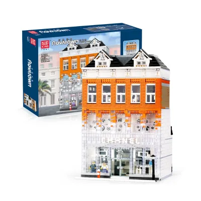 Mould King 16021 Street Toy Crystal Palace Store Shopping City Building Block Sets