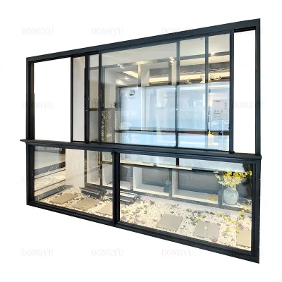 Customized Aluminum Fire Sliding Window Impact Resistant Hurricane Sliding Windows for Home
