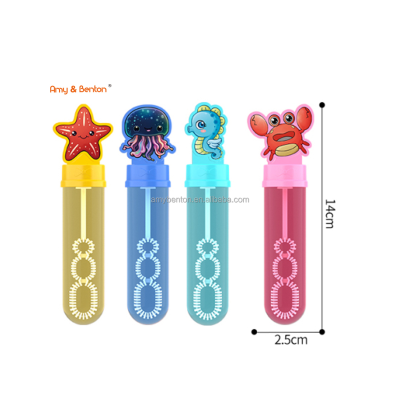 Bubble Wands for Kids Display Box Soap Blowing Bubbles Kids Summer Gift Birthday Party Favors Capybara Sea Themed Boys and Girls