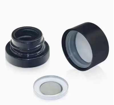 Factory Supply 3g/5g/9g Black & White Eye Cream Jar UV Protection Cosmetic Jar Face Cream Container Sample Packaging Jar