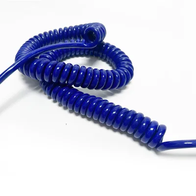 2X1.5mm2 Custom PUR Spiral Cable, Spring Cable, Expandable Cable