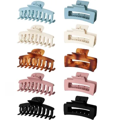 Factory Price Flexible Claw Clip Custom Logo Nonslip Cloud Hair Claw Strong Hold Hair Clips for Women and Girls