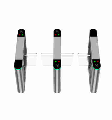 Germany Brushed Motor High Speed Swing Turnstile Barrier Gate for High-grade Residential Area