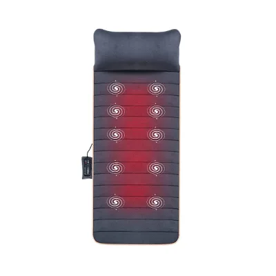 Multi-Function Infrared Heating Massage Mattress Rolling Massage Mat and Heating Massager Cushion for Body Relaxation