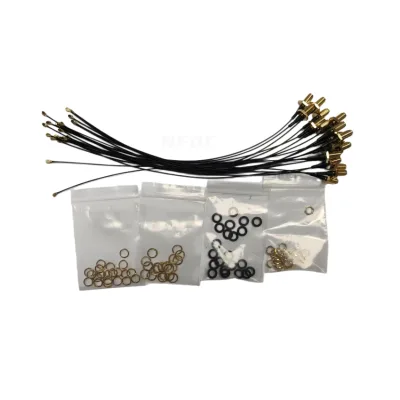 High Performance to SMA Female RF Cable 25cm U.FL S 0.81mm DC-6GHz 50Ω Gold Plated for Industrial Automation