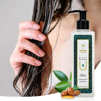 Custom logo Hair Curl Enhancing Defining Cream Smooth Hair Curling Styling Cream