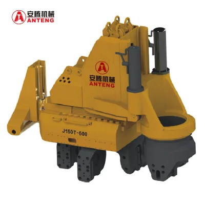 Static Piling Machine Construction Work in the City