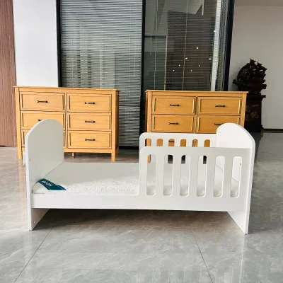 Toddler Bed Converted to Modern Solid Wood Baby Crib Cheap Cot