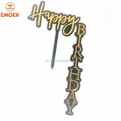 EMOER Latest Birthday Cake Topper