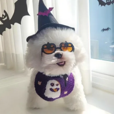 Halloween Pet Bib Christmas Dog Bandana Cat Scarf Dog Scarf Wholesale