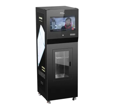 Commercial Hydrogen Water Station RO Water Purification Large Advertising Screen Self-service Hydrogen Vending Machine 3000ppb