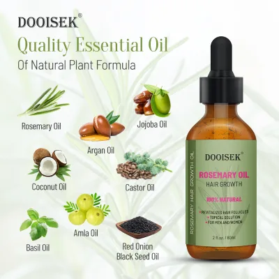Oem Wholesale Rosemary Oil for Hair Growth Treatment Essential Serum Oil Bulk Organics Rosemary Mint Scalp Hair With Low MOQ