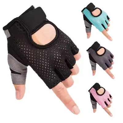 Breathable Weight Lifting Gloves Half Gloves Protection Workout Training Cycling Sports Gloves