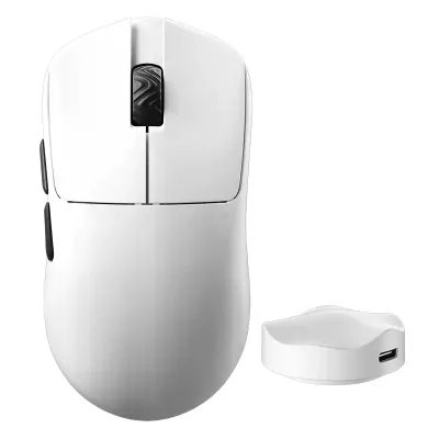 SCYROX V6 Dual Mode Wireless Gaming Mouse 8000Hz Polling Rate HERO 2 Sensor Lightweight Rechargeable PC
