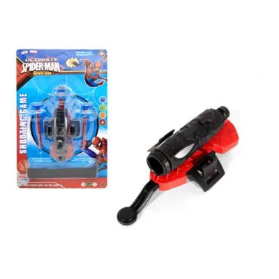 Spider Figure Hero Plastic Soft Bullet Cosplay Launcher Set Indoor and Outdoor Safety Game for Kids Toys