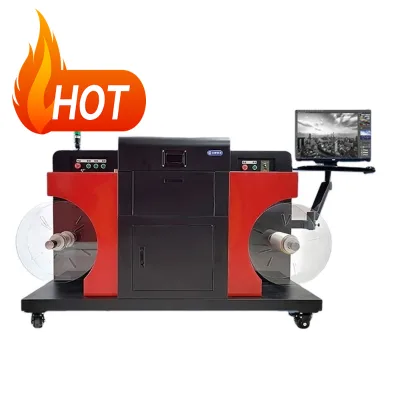 Low Cost Food Digital Label Print Machine for Small Business Roll-To-Roll Label Printer Automatic Label Printing Machine