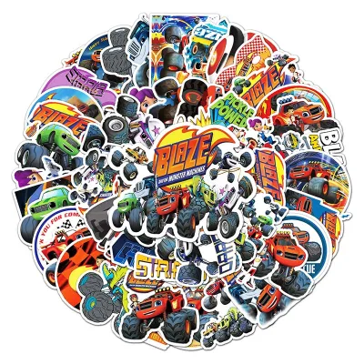 50pcs Factory Hot Sale IPad Laptop Cup Vinyl PVC Cartoon Sticker American Children's Animation Self-adhesive Printing Stickers