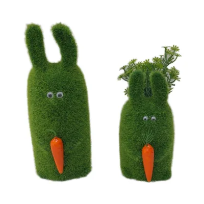 Indoor Ceramic Rabbit Decorations Artificial Easter & Chinese New Year Christmas Toys for Graduation Occasions