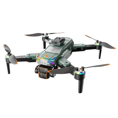 2025 New Child Toys Kids Gift Mini JS39p Beginner Drone Black Dark Green Remote Control Foldable Brushless Motor Camera