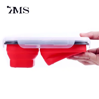 Custom Clear Reusable Silicone Food Storage