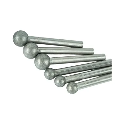 Customized Electroplating Head Grinding Diamond Spherical Grind Head for Nail Jewelry