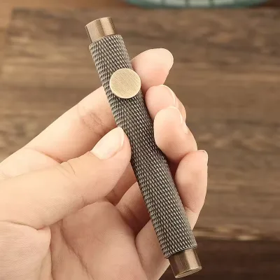 Retro Mini Sport Fountain Pen Customized Logo Tree Texture Pen for Business Gift Portable Short Fountain Pen