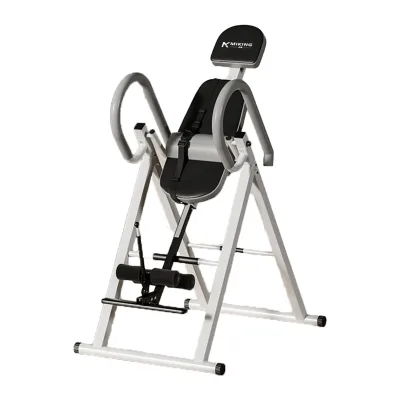 Adjustable Inversion Table Teeter Inversion Board Spinal Decompression Gravity Boots System Inversion Machine for Back Pain