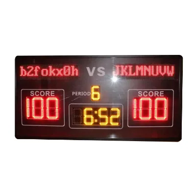Multi Size LED Football Scoreboard Digital Soccer Display Electronic Stadium Match Timer