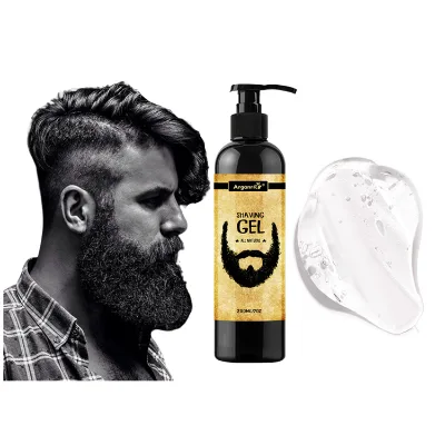 Private Label 250 ML Pre Shaving Gel for Men Beard Hair Refreshed Moisturized and Free of Irritation