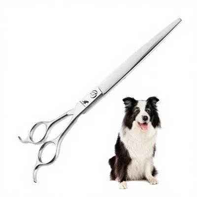 75 Inch Stainless Steel Matte Double-Tail High-Grade Straight Hair Scissors for Pet Grooming Made in China